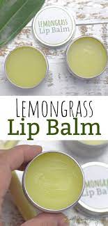 Diy Lemongrass Lip Balm With Coconut Oil Recipe Natural Lip Balm Recipe Chapstick Recipe The Balm