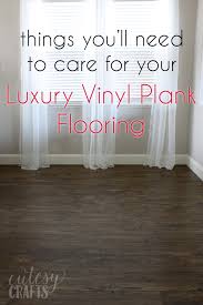 It is durable, attractive, and to clean them, a broom or vacuum with a hard surface setting works great. Things You Ll Need For Your Luxury Vinyl Plank Flooring Cutesy Crafts