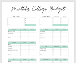 Maybe you would like to learn more about one of these? Simple Budget Template For College Students Free Pdf