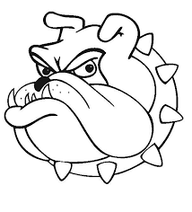 Black And White Bulldog Cartoon Bulldog Cartoon Drawing Sketch Template Bulldog Drawing Dog Coloring Page Bulldog Clipart