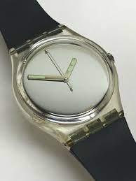 Vintage Swatch Watch Snowwhite Gk104 1987 Silver Mirror Clear Etsy Vintage Swatch Watch Swatch Watch Watch Brands