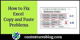 Jul 24, 2015 · steps download article 1. How To Fix Excel Copy And Paste Problems Contextures Blog