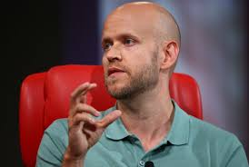 Spotify CEO Daniel Ek is now worth about $2.3 billion