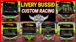 Kumpulan livery bussid hd keren terbaru 2020. Livery Bussid Custom Racing Bus Simulator Indonesia Youtube