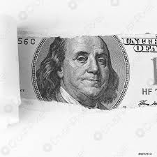 The face of Benjamin Franklin