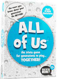 Do you still feel totally young, even though you're pushing 50? All Of Us Tabletop Party Game Amazon Sg Toys