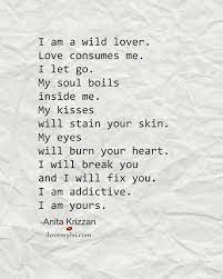 I Am A Wild Lover I Love My Lsi Words Me Quotes Love Quotes