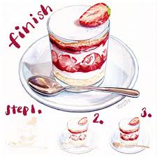 Connie Au Conniegg316 Instagram Photos And Videos Cake Drawing Food Illustrations Food Art Painting