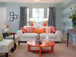 Stunning blue and orange decorating ideas ideas : Stylish Living Room Light Blue Walls Living Room Design Ideas With Regard To Blue And Orange Living Room Architecturein