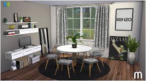 Salle A Manger Virgile Sims 4 Sims Maison Sims Mobilier De Salon