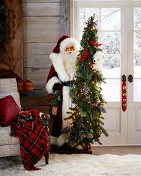 There's no doubt about it: Hd9dj Ditz Designs By The Hen House Fireside Christmas White Santa With Lighted Tree 57 Christmas Christmas Tree Holiday Decor