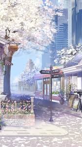 Sakura Anime Backgrounds Wallpapers Anime Scenery Scenery Wallpaper