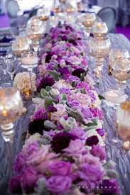 Wedding Ideas Gorgeous Table Runner Centerpiece Designs Purple Wedding Tables Wedding Reception Centerpieces Wedding Centerpieces