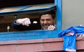Steven gerrard of liverpool celebrates scoring his team's third goal during the uefa champions league round of sixteen, second leg match between Tough Love Smart Signings And A Hard Press How Steven Gerrard Became A Title Winner At Rangers