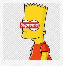Next, draw bart's body, which is round and short, and add narrow, curved rectangles coming off of it. Bart Clipart Uihere Supreme Bart Simpson Drawings Png Download 4908819 Pinclipart
