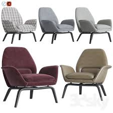 3d Models Arm Chair Gilliam Armchair Minotti Chair Armchair Minotti