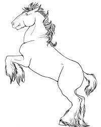 Free Coloring Pages Horse In Rearing Horse Coloring Pages Horse Coloring Horse Coloring Pages Free Coloring Pages