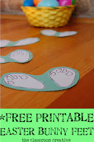 You can use this download for an easter themed project or for whatever you need. Easter Bunny Paw Prints Free Printable