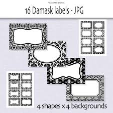 Black And White Free Printable Labels Pin By Crista Wheeler On Party Party Party Printable Labels Digital Labels Labels Printables Free