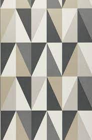 Papel Pintado Lenus Gris Antracita Geometrische Tapete Mustertapete Tapetenmuster