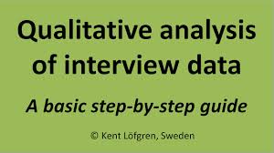 This paper is an attempt towards achieving this goal. Qualitative Analysis Of Interview Data A Step By Step Guide For Coding Indexing Youtube