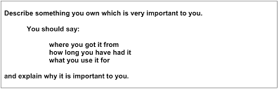 Are clearly numbered so you know the order your cards come in. Speaking Part Two A Sample Answer To A Thing Cue Card Charles Hooton