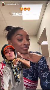 Megan The Stallion and Simone Biles