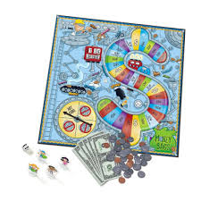 Draw your game board by making a big circle on the outside and a smaller circle on the inside, then connect both circles with lines to form the spaces. Best Math Board Games For Kids