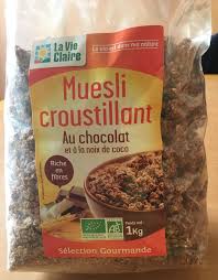 Muesli Croustillant Au Chocolat Et A La Noix De Coco La Vie Claire 1 Kg