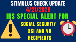 Here's how to use the irs stimulus check status tracker to get the status of your $1,400 stimulus payment and check on the. Stimulus Check Update Irs Alert Social Security And Ssi Youtube