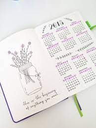 Year At Glance In My New Scribbles That Matter Bullet Journal Matter Matter Quote Bullet Journal Ideas Pages Bullet Journal Quotes Bullet Journal Themes