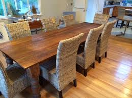 9 Foot Rustic Reclaimed Pine Farm Table With 5 Thick Turned Legs For A Waterfront Cape Cod Home Muebles Muebles De Jardin