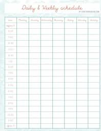 24 Hour Day Planner Weekly Schedule Schedule Planner Daily Planner Template