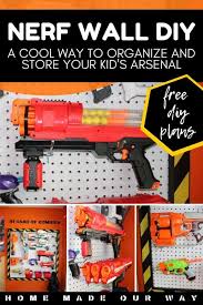 Lightweight gun rack that holds as many as four guns with a storage compartment for bullets. Nerf Wall Diy A How To Guide For Creating Your Nerf Gun Wall