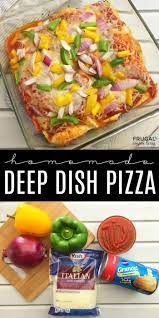 Pillsbury Biscuits Homemade Deep Dish Pizza Recipe Deep Dish Pizza Pillsbury Crescent Roll Recipes Grand Biscuit Recipes