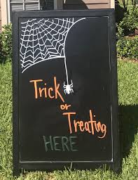 Bloomingdale Woods Valrico Fl Halloween Resident Event Framed Chalkboard Chalkboard Quote Art Art Quotes