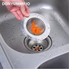 Stainless Steel Sink Strainer Shower Floor Drain Bathroom Plug Trap Hair Catcher Kitchen Sink Filter Sink Strainer Stainless Steel Kitchen Appliances