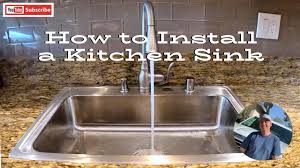 Easi plumb waste outlet kit for double bowl sink 1 5in kitchen. How To Install A Kitchen Sink Youtube