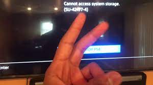 How To Fix Ps4 Saftey Mode Loop Cannot Acess System Storage Error Youtube