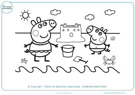 Peppa Pig Dibujo Para Colorear