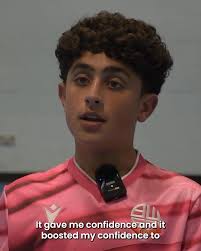 🗣️ "It boosted my confidence to make me go higher in life!", 📽️ Omar  talks about his time with BWitC at the official BWFC Third Kit photoshoot!,  £5 from the sale of every adult shirt will be donated ...