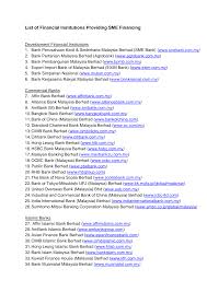 Personal finance, financial institutions, malaysia, types of financial institutions in malaysiafull description. Https Www Bnm Gov My Documents 20124 55792 List Of Financial Institutions Providing Sme Financing March 2016 Pdf