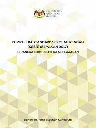 Senarai mata pelajaran kurikulum standard sekolah rendah (kssr). Kerangka Kurikulum Mata Pelajaran Kssr Semakan 2017 Pdf