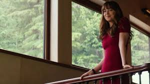 Lambert, died from an accident during marine combat training the day after her birth. The Red Dress Figure Hugging Of Anastasia Steele Dakota Johnson In Fifty Shades Lighter Spotern