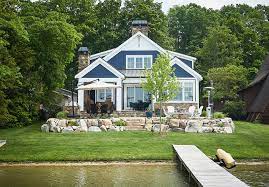 The facade of a black house doesn't always need to be all black. 75 Beautiful Blue Exterior Home Pictures Ideas July 2021 Houzz