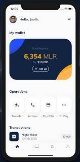 Github Thealphamerc Flutter Wallet App Wallet App Built In Flutter Profile App App Banking App