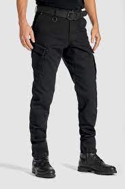 Pando Moto Cargo Pants Mark Kev 01 Black Motorcycle Jeans Mens Chinos Style Chino Jeans