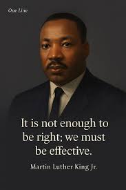 Effectiveness matters for real change