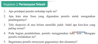 Kunci jawaban dan pembahasan bahasa indonesia kelas xii semester 2 5 alangkah terkejutnya ki ageng mangir mendengar pengakuan istrinya. Jawaban Buku Bahasa Indonesia Kelas 9 Kegiatan 2 Pertanyaan Telaah Hal 123 124 Apa Pendapat Penulis Terhadap Topik Jagotutorial