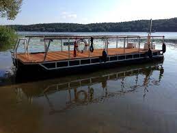 13' small pontoon boat powered by an electric motor w/ power tilt. Perebo Com Englisch Boat Construction Kits